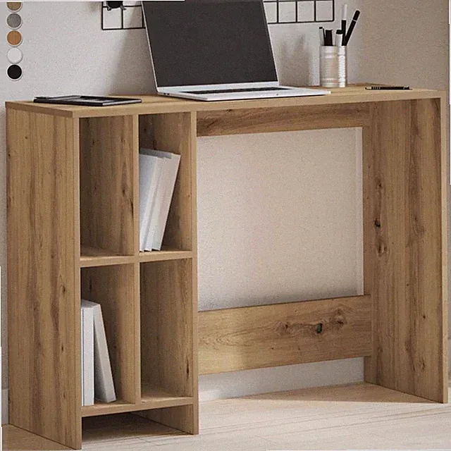 Schreibtisch Computertisch mit Regalböden Bürotisch Gamingtisch Laptop PC Tisch
