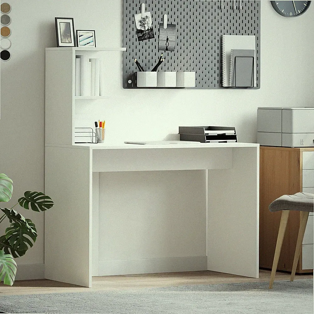 Schreibtisch Holz Minimalistisch Computertisch Bürotisch Arbeitstisch Büromöbel