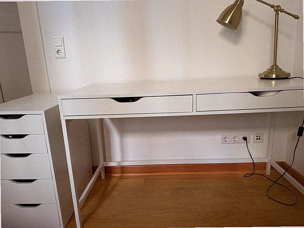 Schreibtisch Ikea weiß