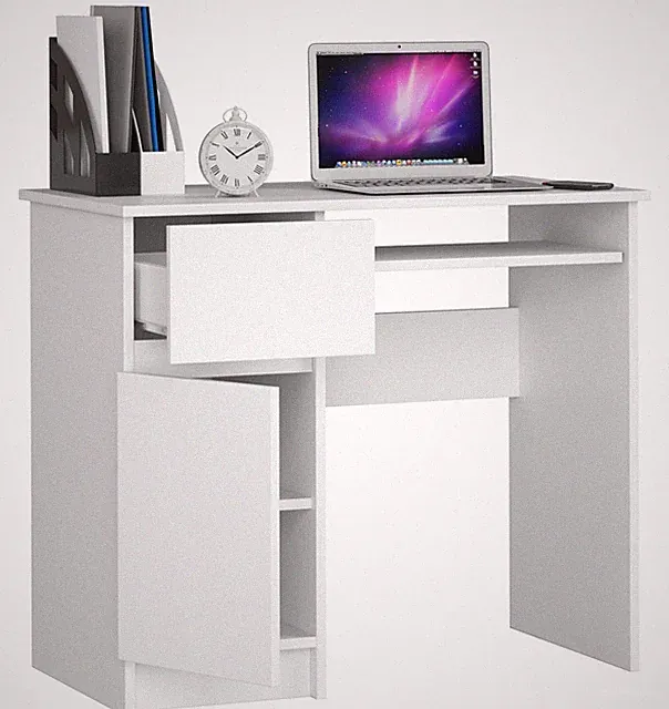 Schreibtisch Klein mit Schubladen | Office Desk | Computertisch | Links - Rechts