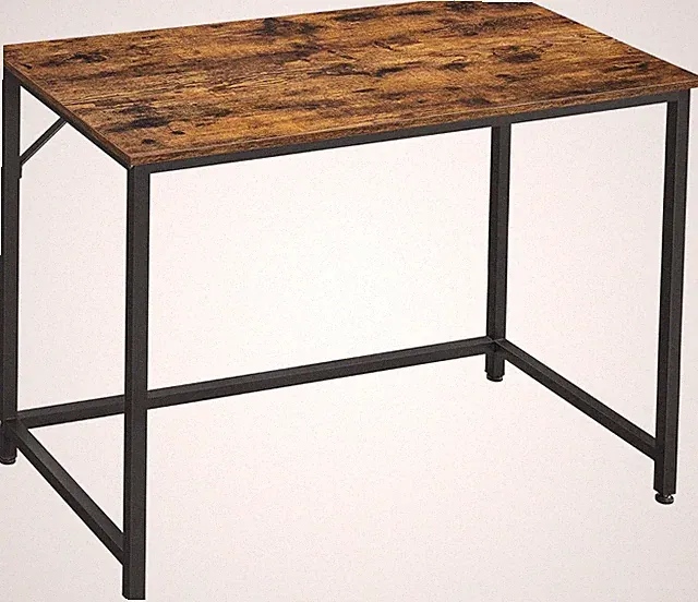 Schreibtisch Kleiner Computertisch Tisch Bürotisch Metallgestell 50x100x76cm