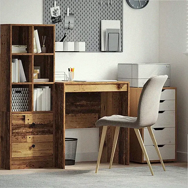 Schreibtisch Kompakter Büroschreibtisch Büromöbel für zu Hause Moderner vidaXL