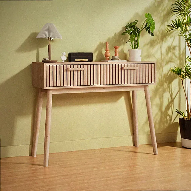 Schreibtisch Konsolentisch Flurtisch 100x35x80 Anrichte mit Sofatisch Schubladen