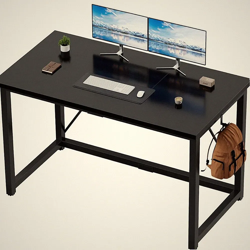 Schreibtisch Laptoptisch Kompakt Computertisch Kinderzimmer Büro 100x50 schwarz