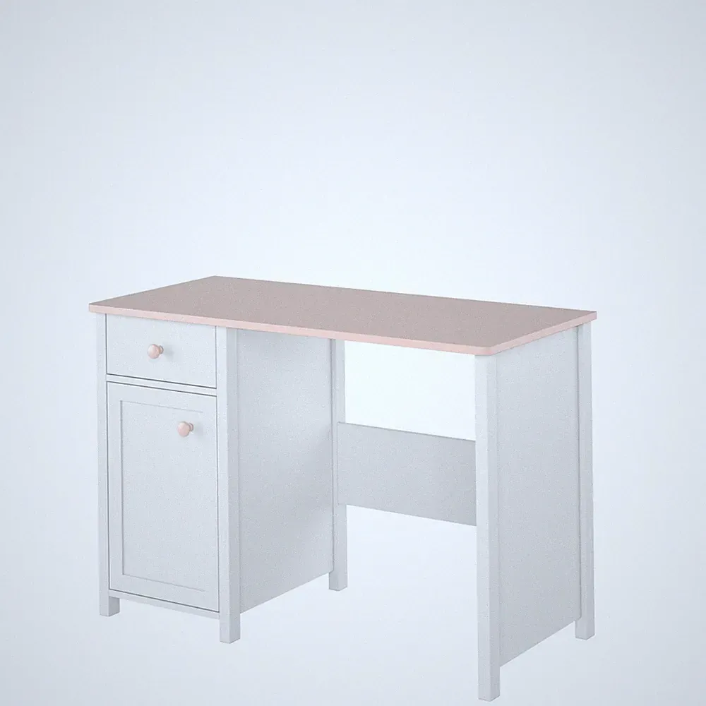 Schreibtisch LUNA LN3 mit Schrank und Schublade Kinderzimmer