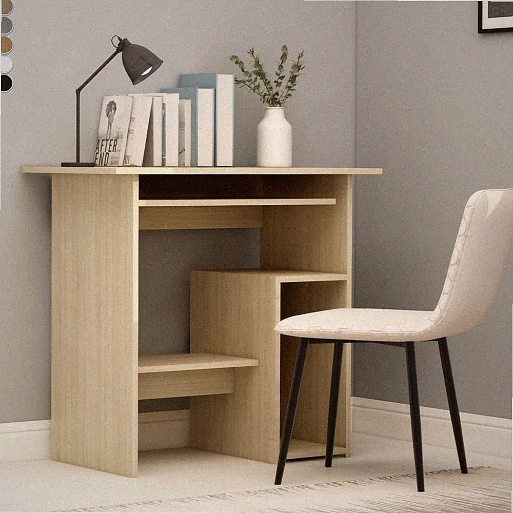 Schreibtisch mit Regal Modern Computertisch Bürotisch Arbeitstisch Büro PC Tisch