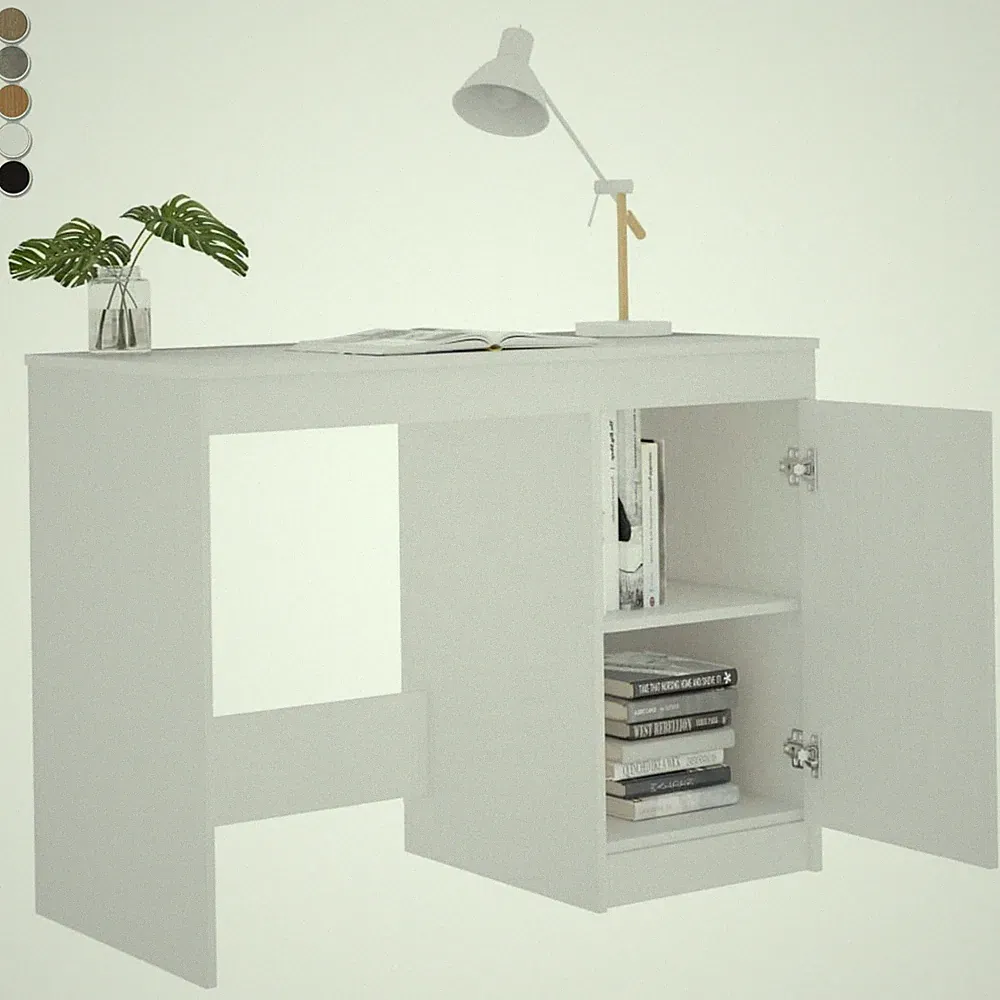 Schreibtisch mit Schrank Bürotisch Computertisch Arbeitstisch Büromöbel PC Tisch