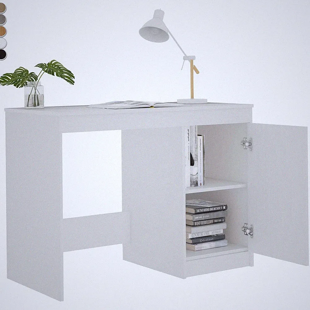 Schreibtisch mit Schrank Bürotisch Computertisch Arbeitstisch Büromöbel PC Tisch