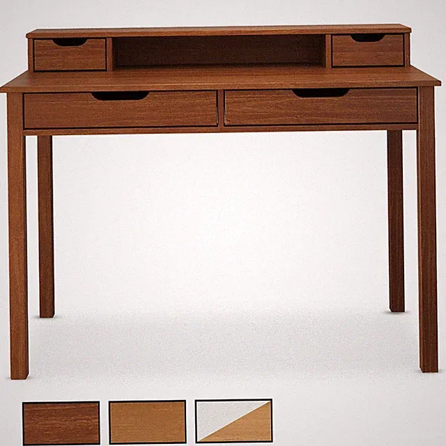 Schreibtisch mit Schubladen PC-Tisch Holzschreibtisch mit Stauraum Home-Office