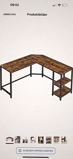 Schreibtisch & Regal (30 x 65,5 x 97,5 cm) zu verkaufen. Keine Gebrauchspuren