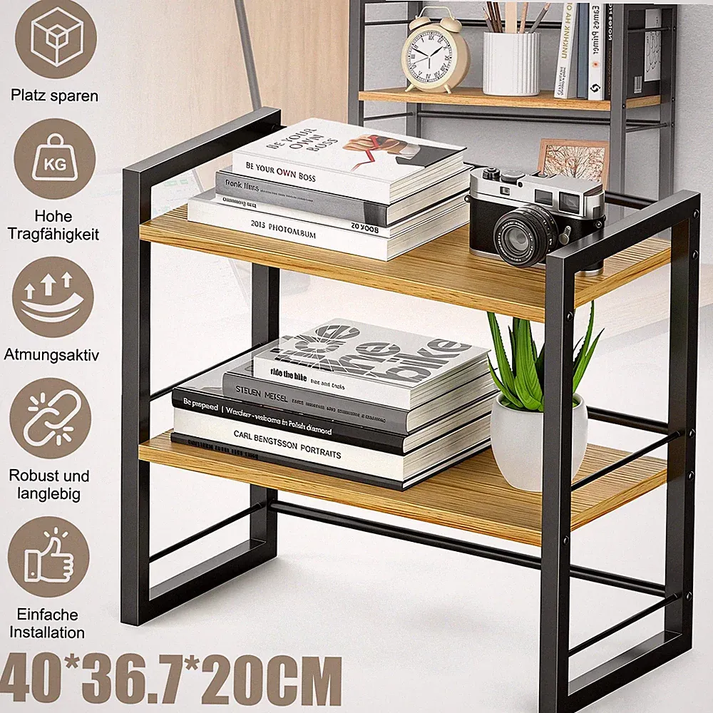 Schreibtisch Regal Schreibtisch-Aufsatzregal Modern minimalistisch stabil