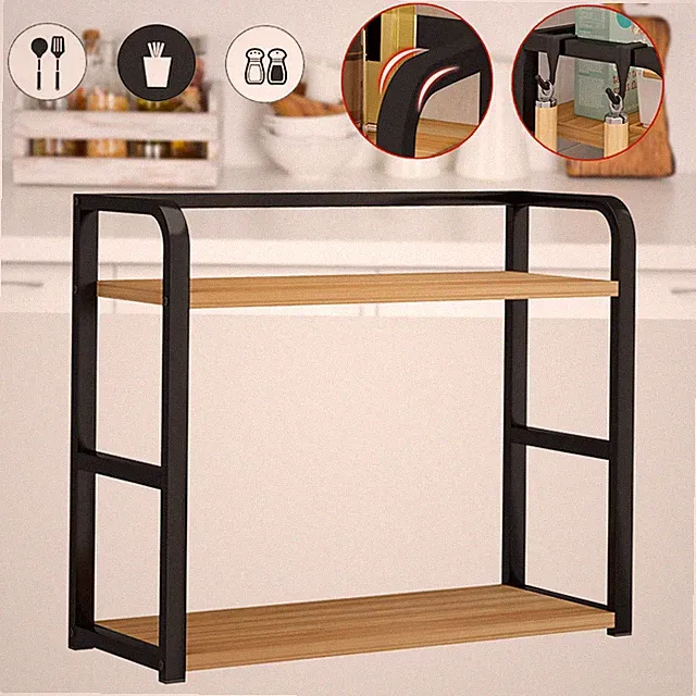 Schreibtisch Regals Organizer Küchenregal Gewürzregal Arbeitsplatte Organizer DE