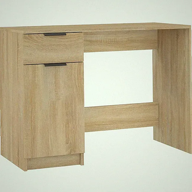 Schreibtisch Sonoma Eiche 100x50x75 Cm Spanplatte