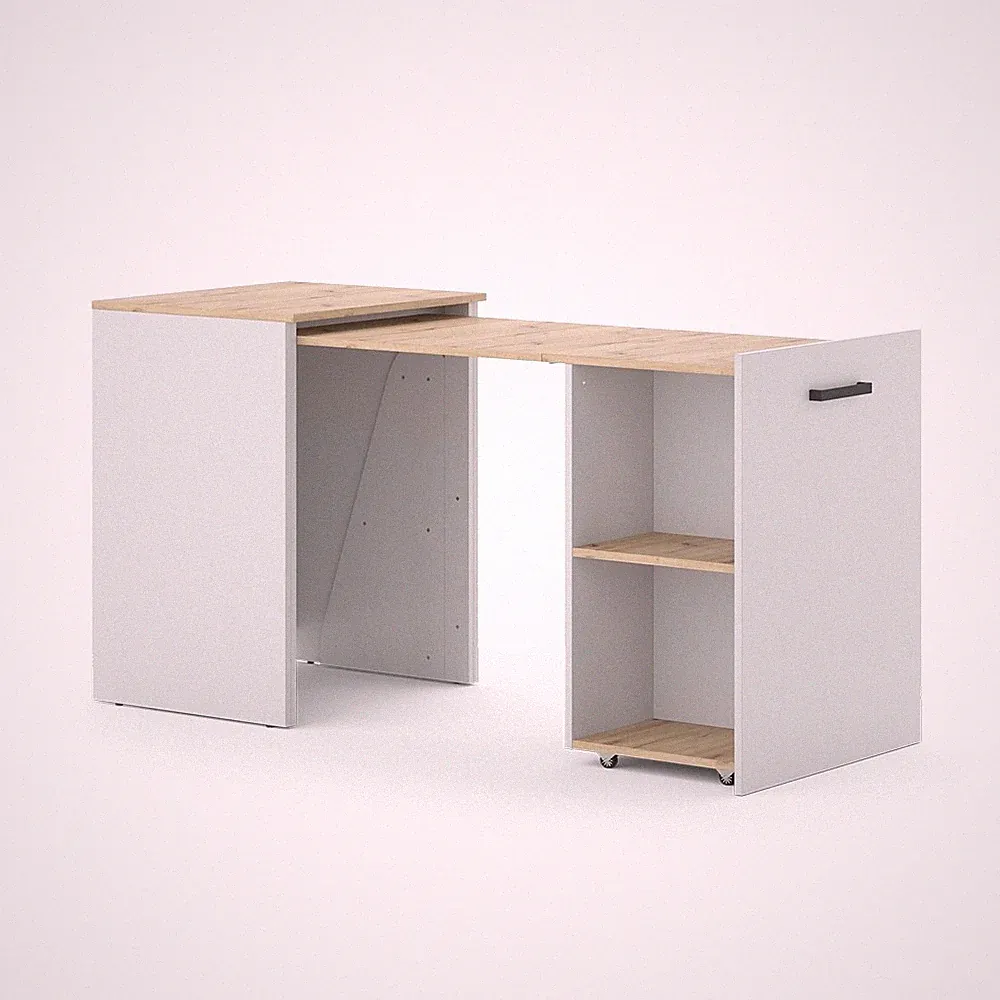 Schreibtisch Vicco Adam 60 x 50.4 cm ausziehbar