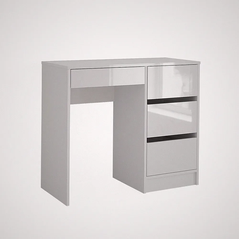 Schreibtisch Vicco Sherry 90 x 40 cm mit Schubladen