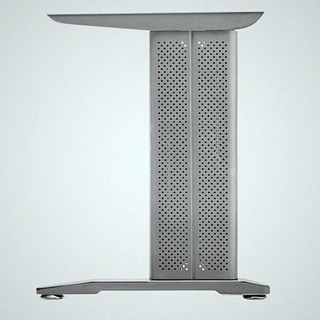 Schreibtischgestell mit Kabelabdeckung Tischbeine Kufengestell T-Form