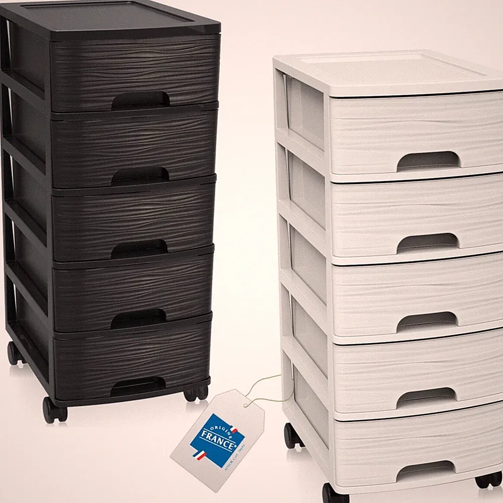 Schubladenschrank Büro Schublade Rollen Regal Rollcontainer Rollwagen Kunststoff