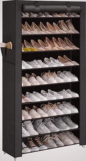 Schuhregal Schuhschrank Schuhablage Faltschrank Schuhständer Regal 9 Ablagen Neu