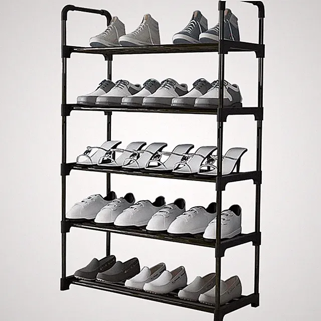 Schuhe aufbewahren Bett