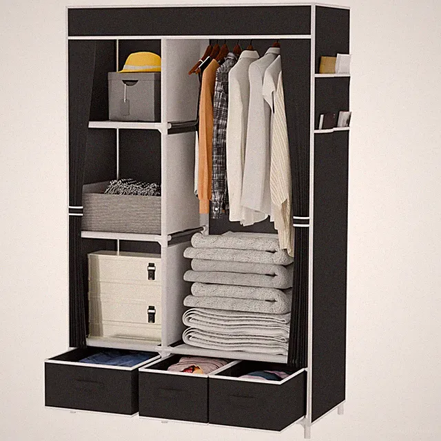 Schuhschrank Faltschrank Schuhablage 9 Ablagen Schuhregal Stoff Kleiderschrank