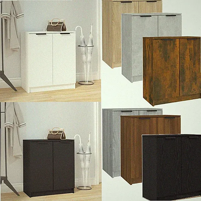 Schuhschrank Holzwerkstoff Schuhaufbewahrung Schuhschrank Schuhkommode Schrank