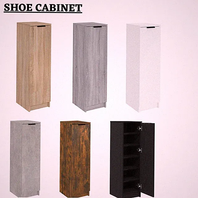 Schuhschrank mit Tür Aufbewahrung Schrank Organizer Schuhständer Flurmöbel