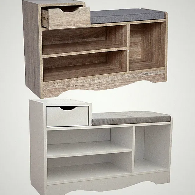 Schuhschrank Schuhbank Sitzbank mit Gepolstert Sitztruhe Schuhablage Schuhregal