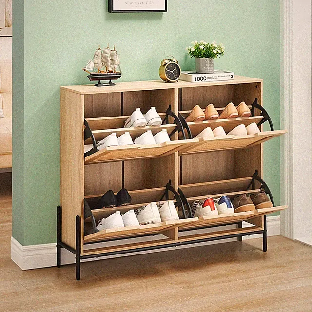 Schuhschrank Schuhkipper Schuhaufbewahrung Schuhkommode Schuhregal schmal
