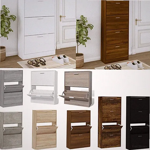 Schuhschrank Schuhkipper Schuhregal Schuhaufbewahrung mehrere Auswahl vidaXL