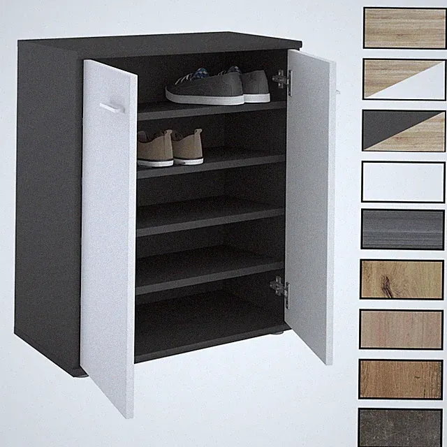 Schuhschrank Schuhkommode Aufbewahrung Flurkommode Diele Anrichte