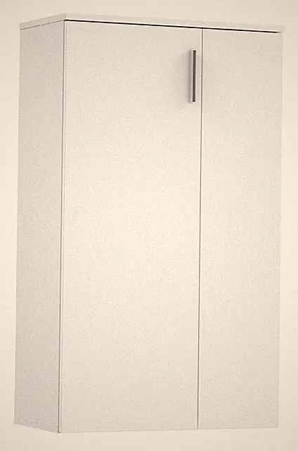 Schuhschrank Schuhregal Schuhständer Schuhablage 2 Türen Weiß Matt 69x120x34 cm