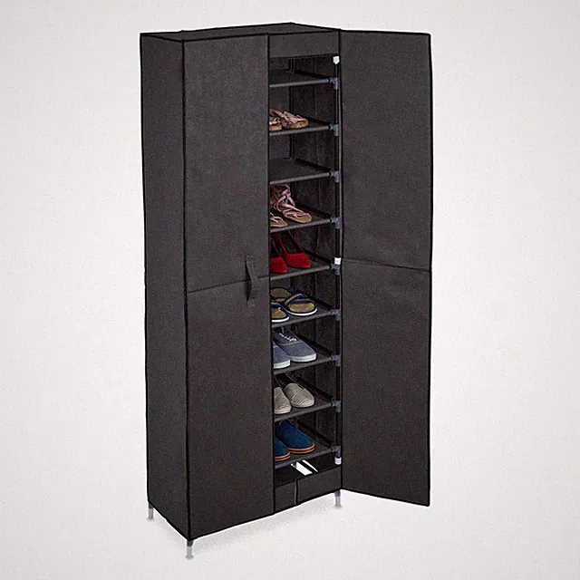 Schuhschrank Schuhregal Stoffschrank Schuhorganizer Schuhkommode 10 Fächer