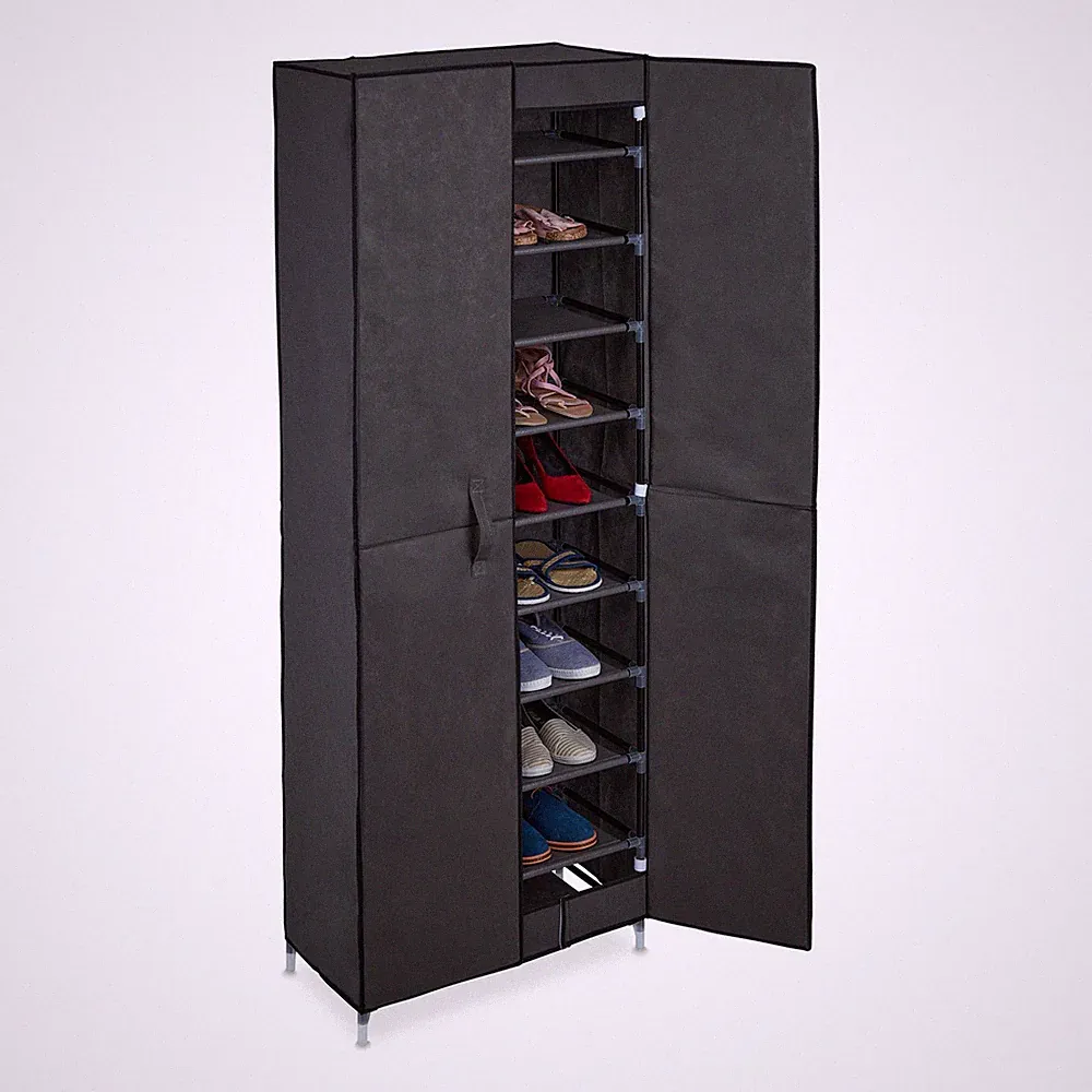 Schuhschrank Schuhregal Stoffschrank Schuhorganizer Schuhkommode 10 Fächer