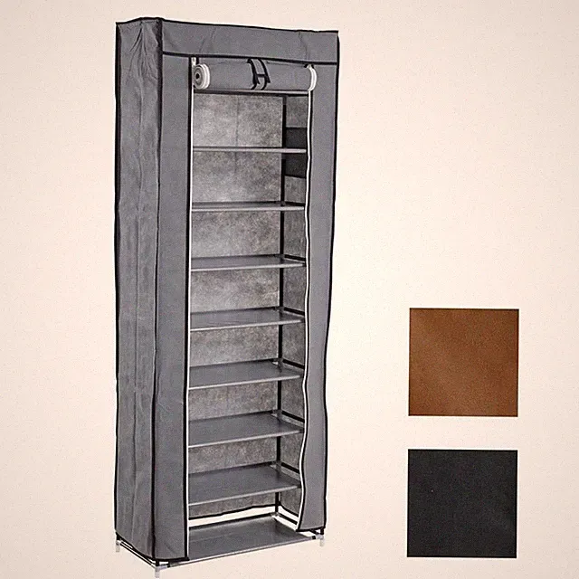 Schuhschrank Stoffschrank Schuhregal Schuhablage Schuhständer Kleiderständer
