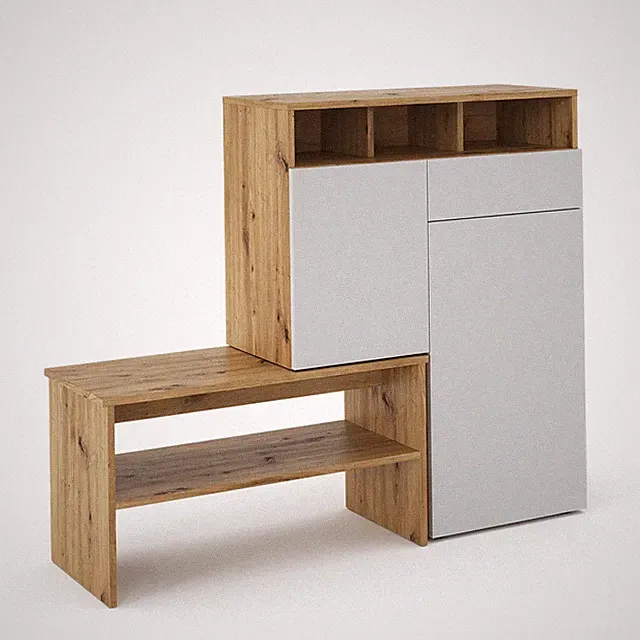 Schuhschrank Vicco Selena 124.5 x 102 cm