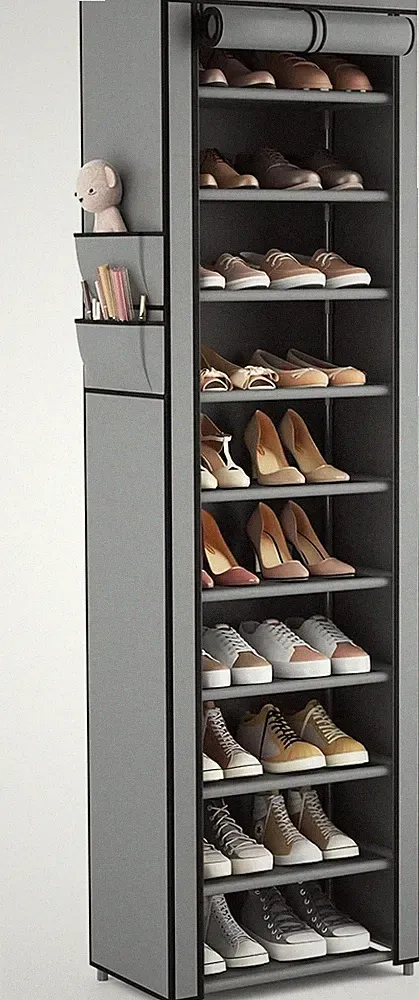 schuhe aufbewahren platzsparend tür