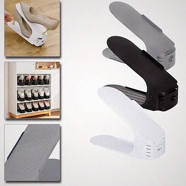 Schuhstapler Organizer Schuhregal Schuhhalter Aufbewahrung Lager 10/20/30 Stück