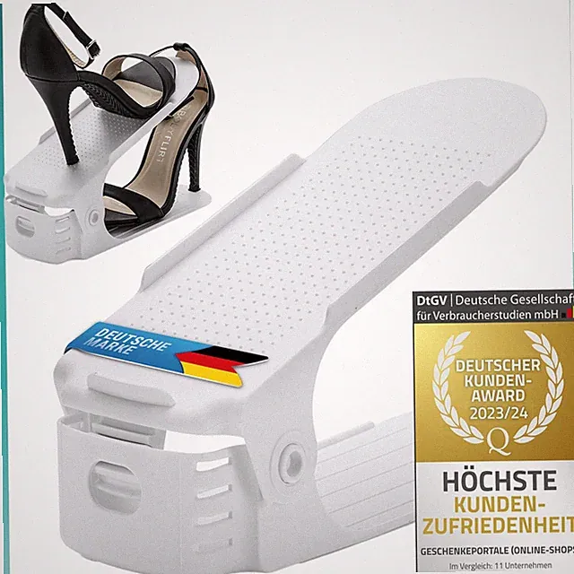 Schuhstapler Schuhorganizer Schuhaufbewahrung Schuhhalter Platzsparer Schuhregal