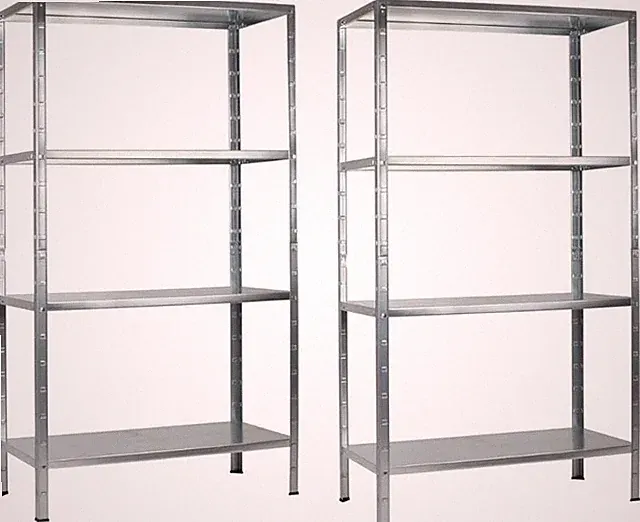 SCHULTE Regalwelt 2er Set je 4 PowerMAX Fachböden, 65 kg Tragkraft 180x90x40 cm