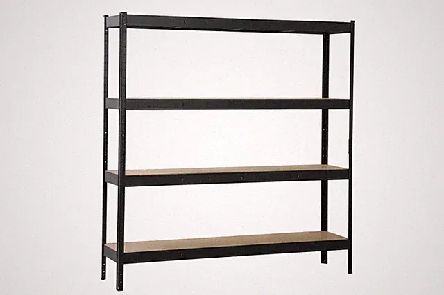 SCHULTE Regalwelt Schwerlastregal XXL, 4 MDF-Böden, 180x180x40 cm, 200kg/Boden