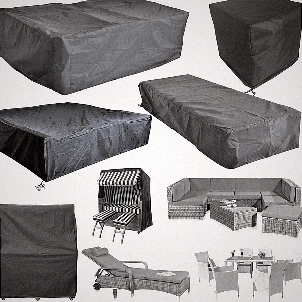 Schutzhülle Abdeckplane Gartenmöbel Schutzplane Garnitur Couch Sofa Plane Hülle