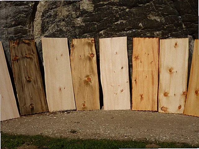 Schwarzwald Zirbel Couchtischplatte 22 mm mit 3-fach Schwarzgeölter Oberfläche