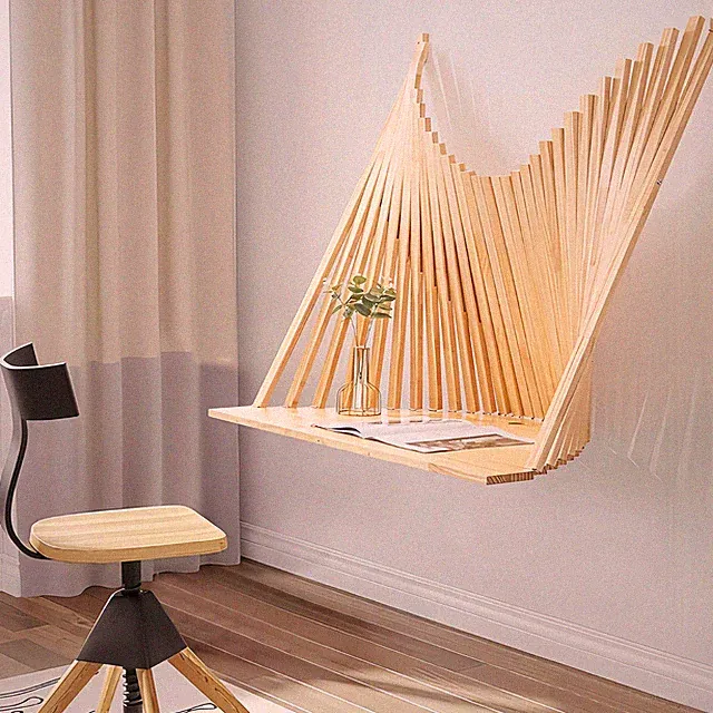 Schwebender Klapptisch Klappbare Screibtisch Moderne Möbel-Wandkunst Dekoration