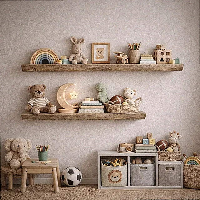 Schweberegal Wandregal mit Baumkante Massiv Esche Farbe Wild Asche Regal Shelf