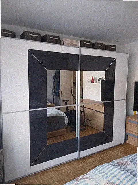 schwebetürenschrank mit spiegel 270