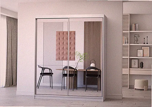 Schwebetürenschrank Schrank Kleiderschrank Garderobenschrank 180 cm - Claudia 20