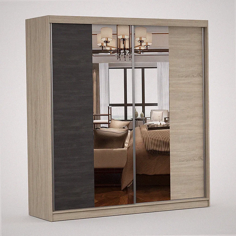 Schwebetürenschrank Schrank Kleiderschrank WENECJA 203 cm