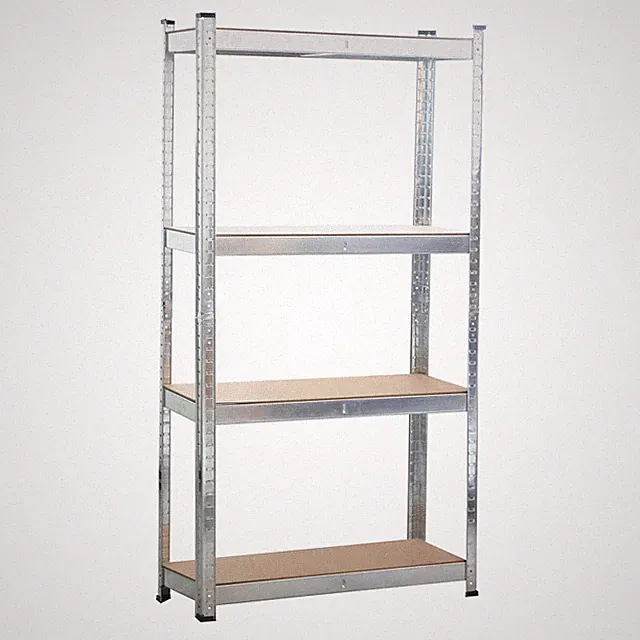 Schwerlastregal - Stahl galvanisiert - 150 cm Bücherregal Kellerregal Standregal