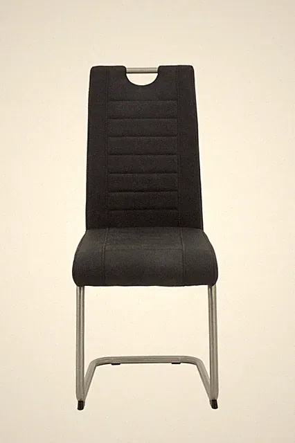 Schwingstuhl Ulla S, 2er Set, mit Microfaser-Bezug, Farbe anthrazit