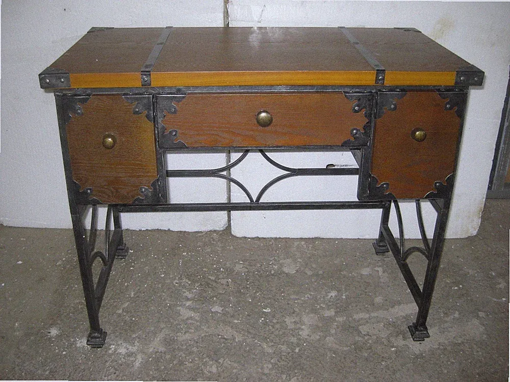 Sekretär Breit90cm Schreibtisch Ritter Mittelaltermöbel Barock Mittelalter Möbel